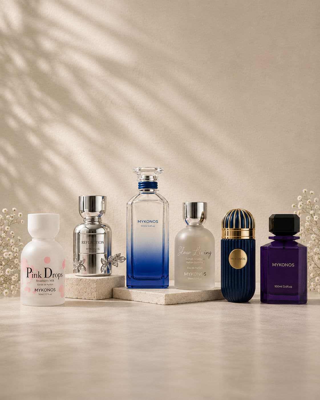 Reflection - Inception - Slow Living - California Blue- Pink Drops - Penthouse 5ml decant set