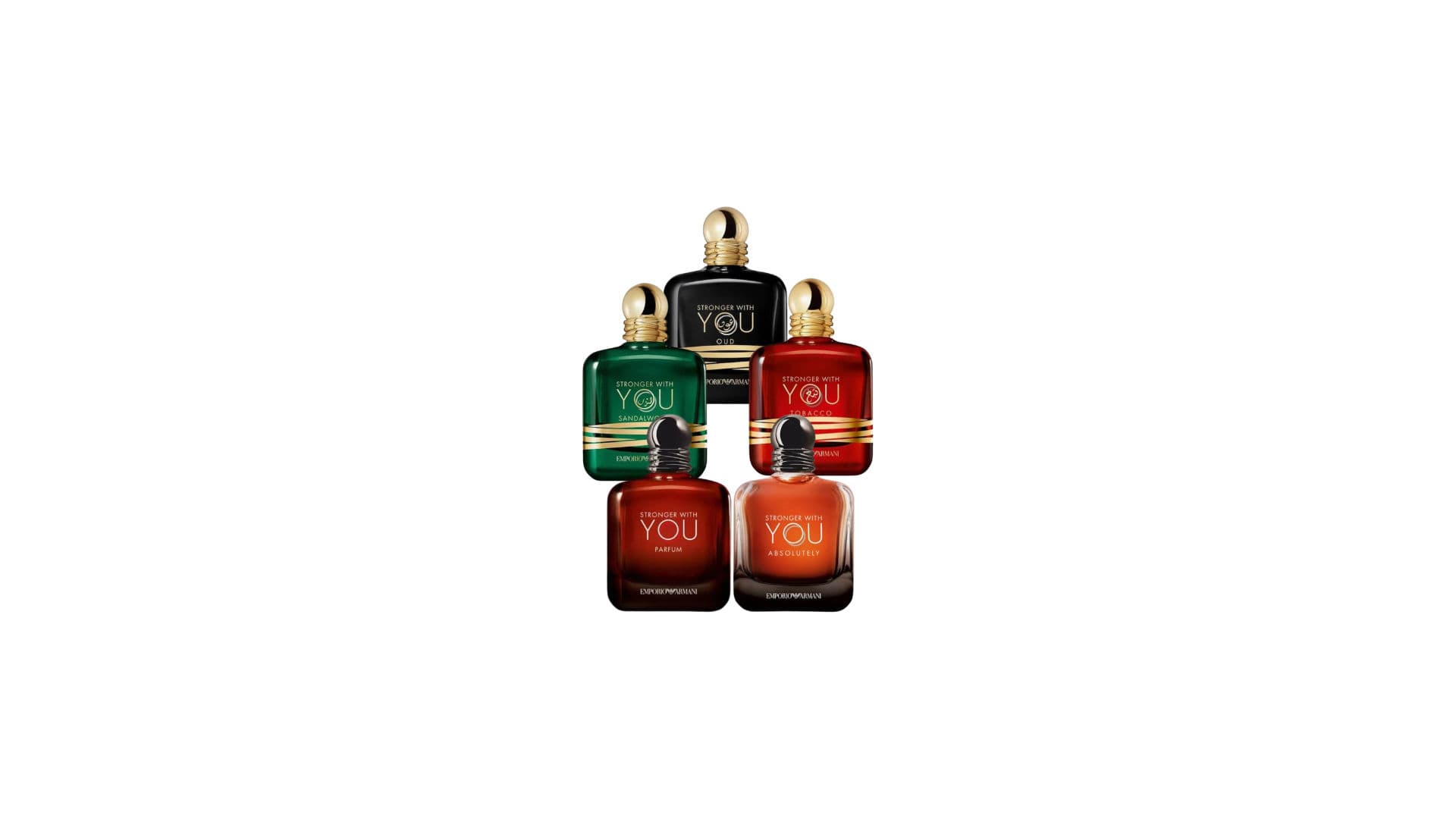 Stronger With You Collection Set – Absolutely, Parfum, Tobacco, Oud & Sandalwood 10ml decant set